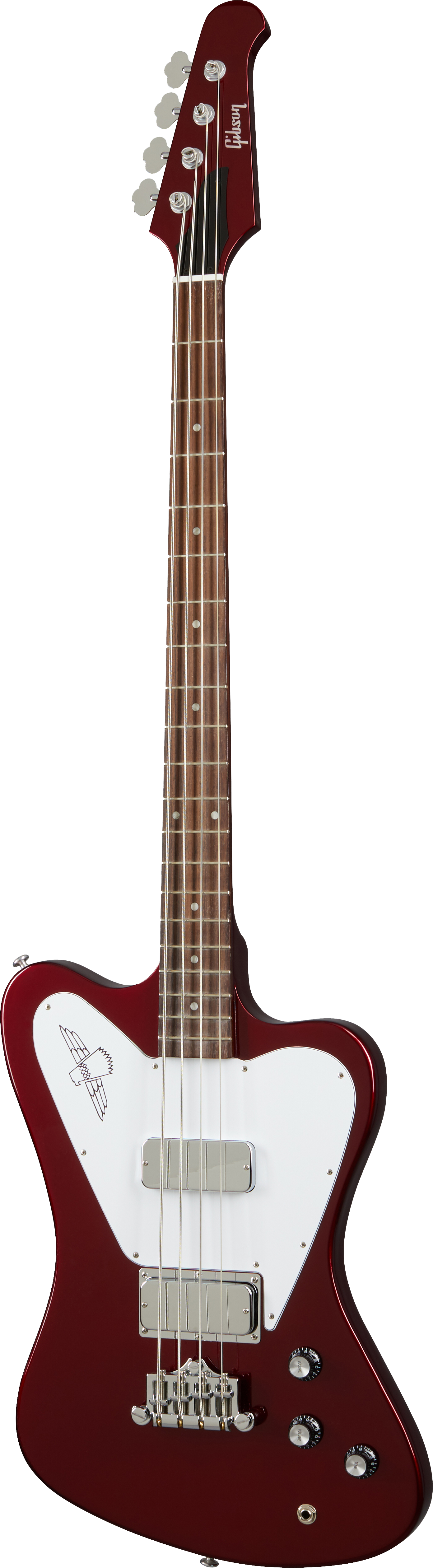 Full frontal of Gibson Non-Reverse Thunderbird Sparkling Burgundy.