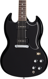 Front of Gibson SG Special Ebony.