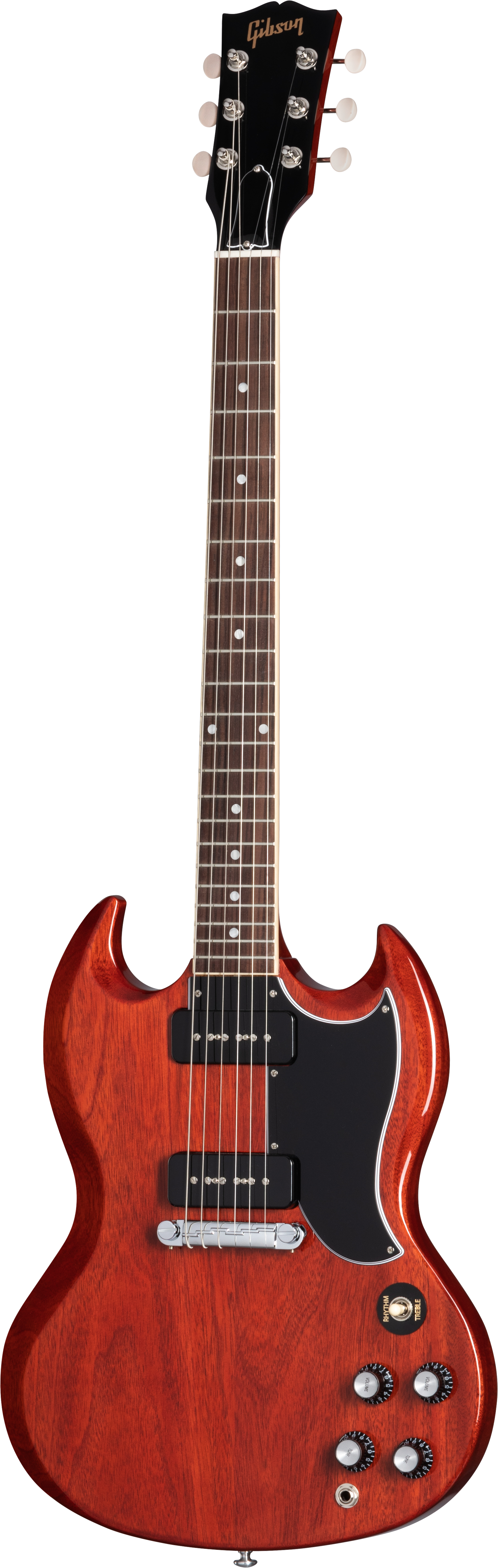 Full frontal of Gibson SG Special Vintage Cherry.