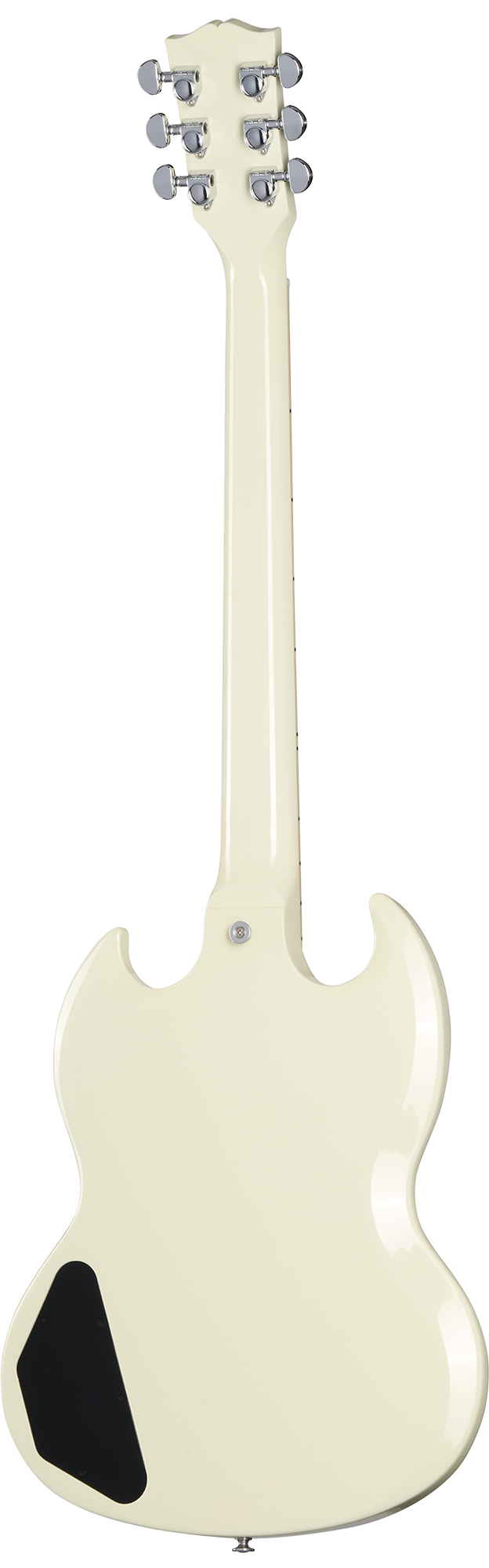 Back of Gibson SG Standard Classic White.