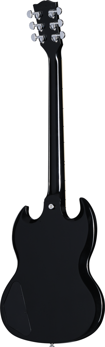 Back of Gibson SG Standard Pelham Blue Burst.
