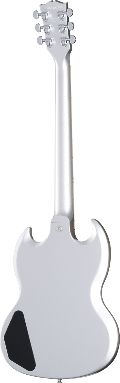 Back of Gibson SG Standard Silver Mist.