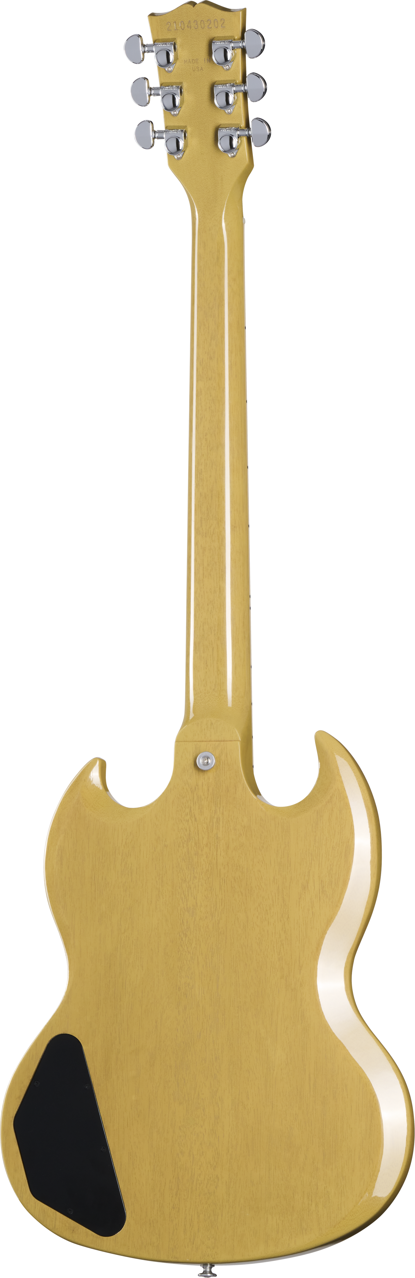 Back of Gibson SG Standard TV Yellow.