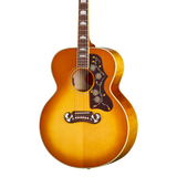 Front of Gibson SJ 200 60s Original Heritage Cherry Sunburst.