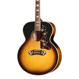 Front of Gibson SJ 200 60s Original Vintage Sunburst.
