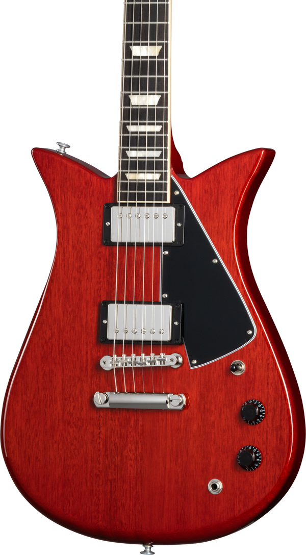 Front of Gibson Theodore Standard Vintage Cherry.