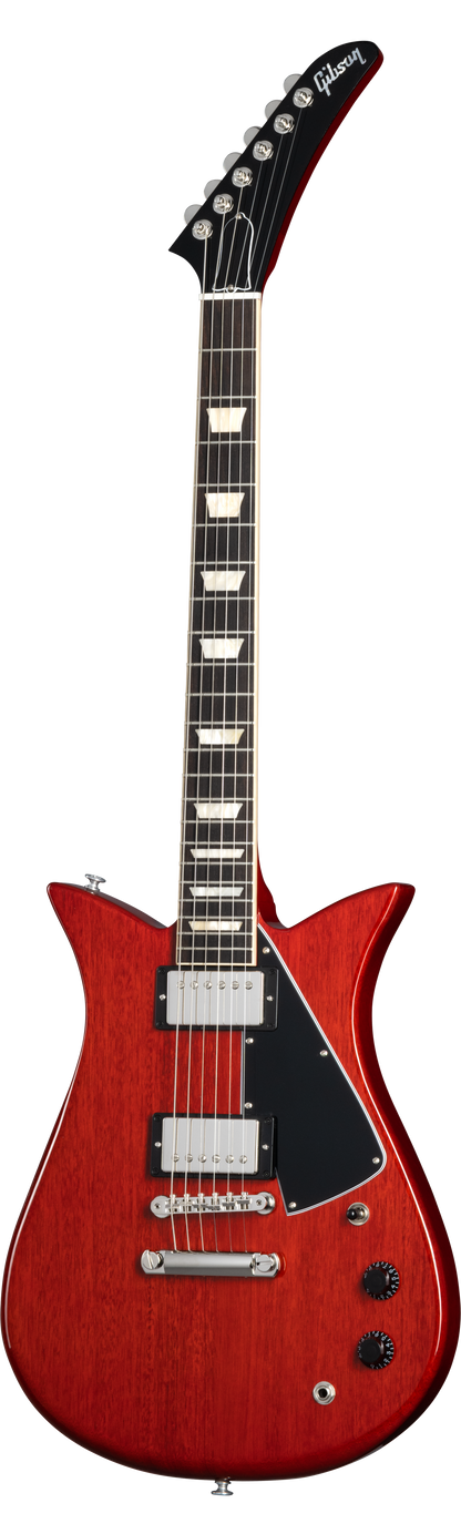Full frontal of Gibson Theodore Standard Vintage Cherry.