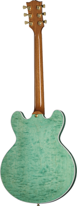 Back of Gibson USA ES Supreme Seafoam Green.