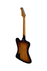 Back of Gibson USA Firebird Platypus Tobacco Sunburst.