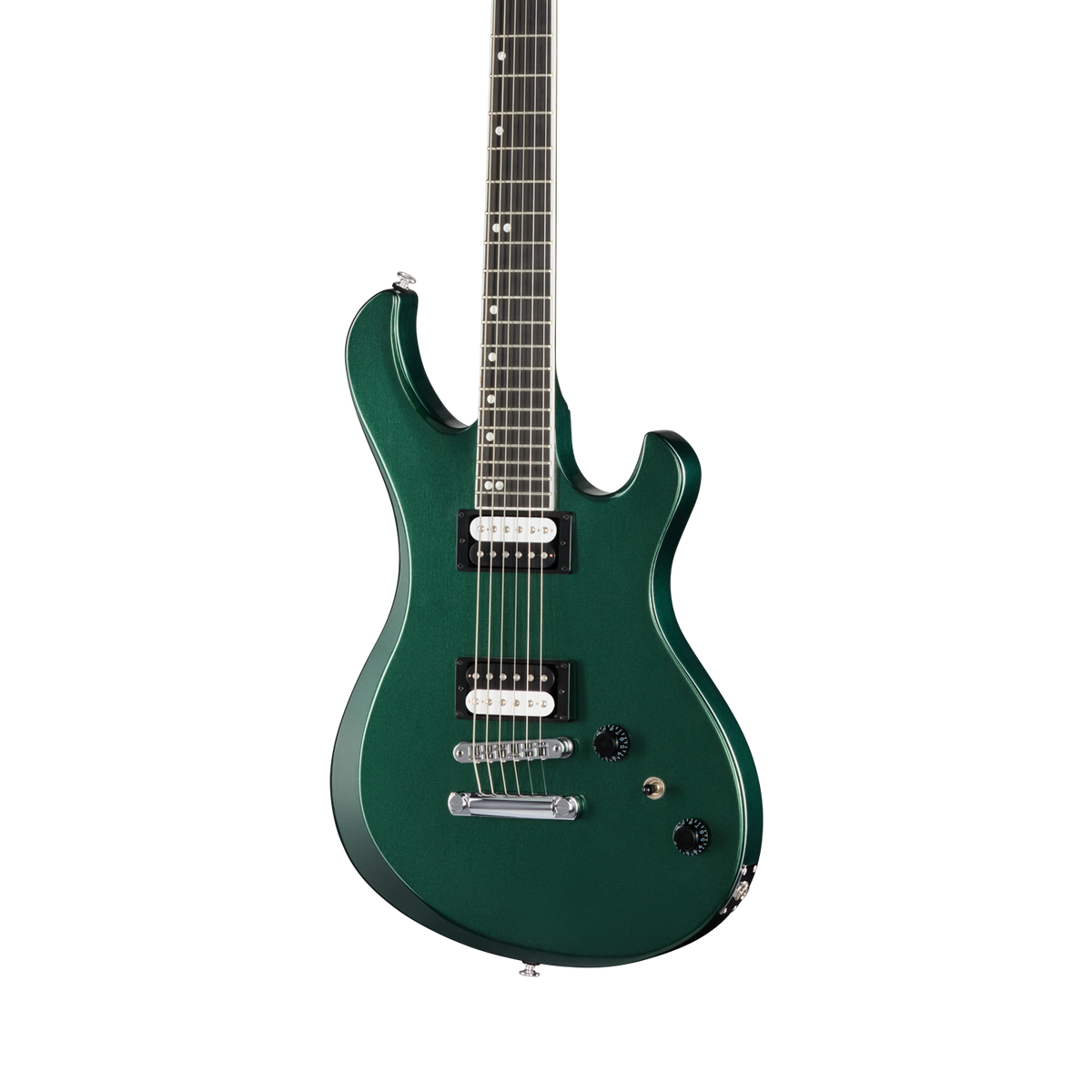 Front of Gibson Victory Baritone British Racing Green.