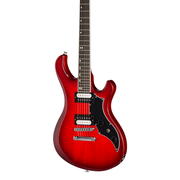 Front of Gibson Victory Figured Cherry Burst.