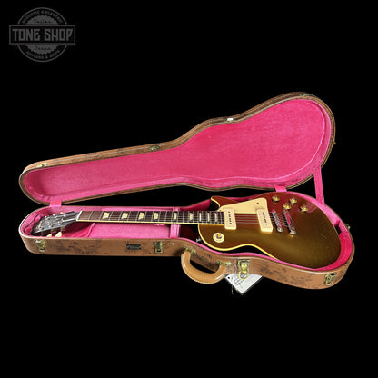 Gibson Custom Dealer Select 1956 Les Paul Chambered Goldtop Aged 64498 in case.