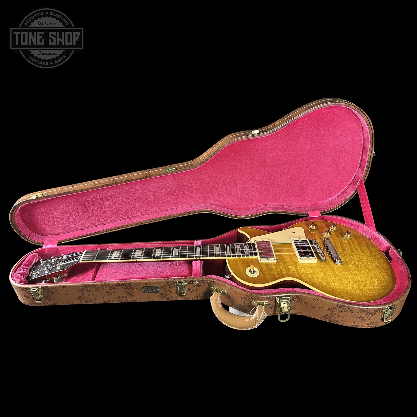 Gibson Custom Dealer Select 1959 Les Paul Chambered Lemon Burst Light Aged 941685 in case.