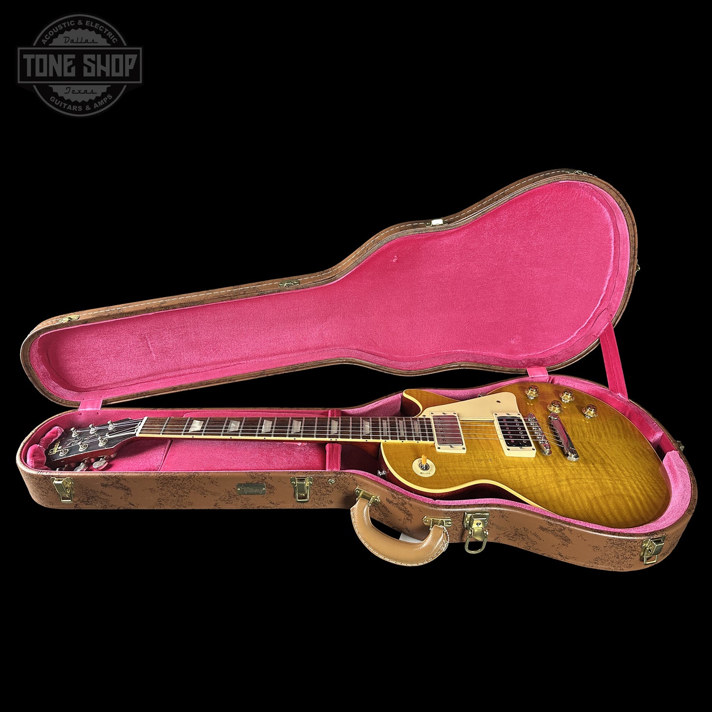 Gibson Custom Dealer Select 1959 Les Paul Chambered Lemon Burst Light Aged 942369 in case.