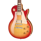 Front of Gibson Les Paul Standard 50s Double Trouble Vintage Cherry Sunburst Gloss.