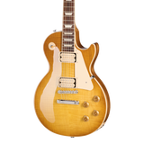 Front of Gibson Les Paul Standard 50s Double Trouble Vintage Honey Burst Gloss.