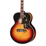 Front of Gibson SJ-200 Standard Maple Tri Burst.