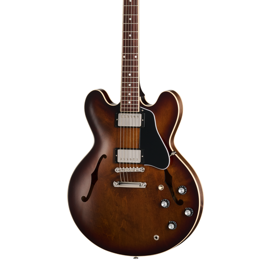Front of Gibson USA ES 335 Satin Smokehouse Satin.