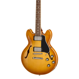 Front of Gibson USA ES 339 Honeyburst.