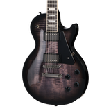 Front of Gibson USA Les Paul Studio Session Translucent Ebony Burst.
