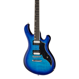 Front of Gibson Victory Figured Cobalt Burst.