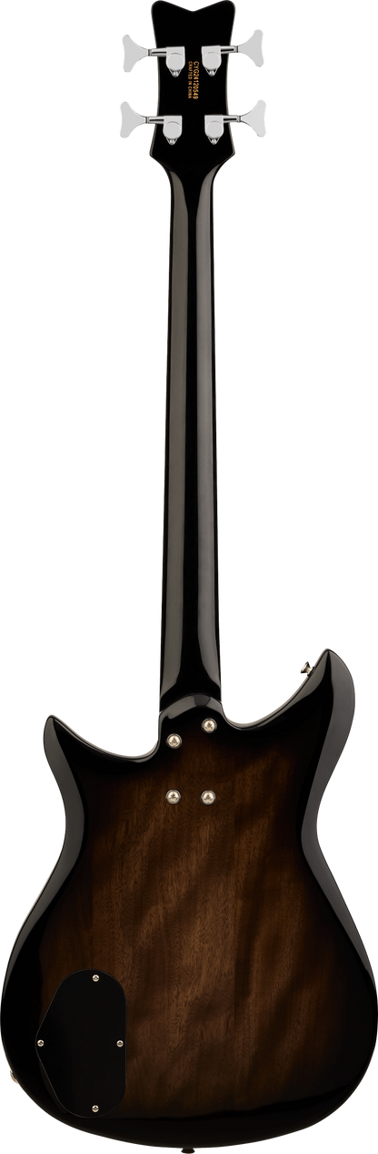 Back of Gretsch Electromatic CVT Bass Double-Cut Bristol Fog.