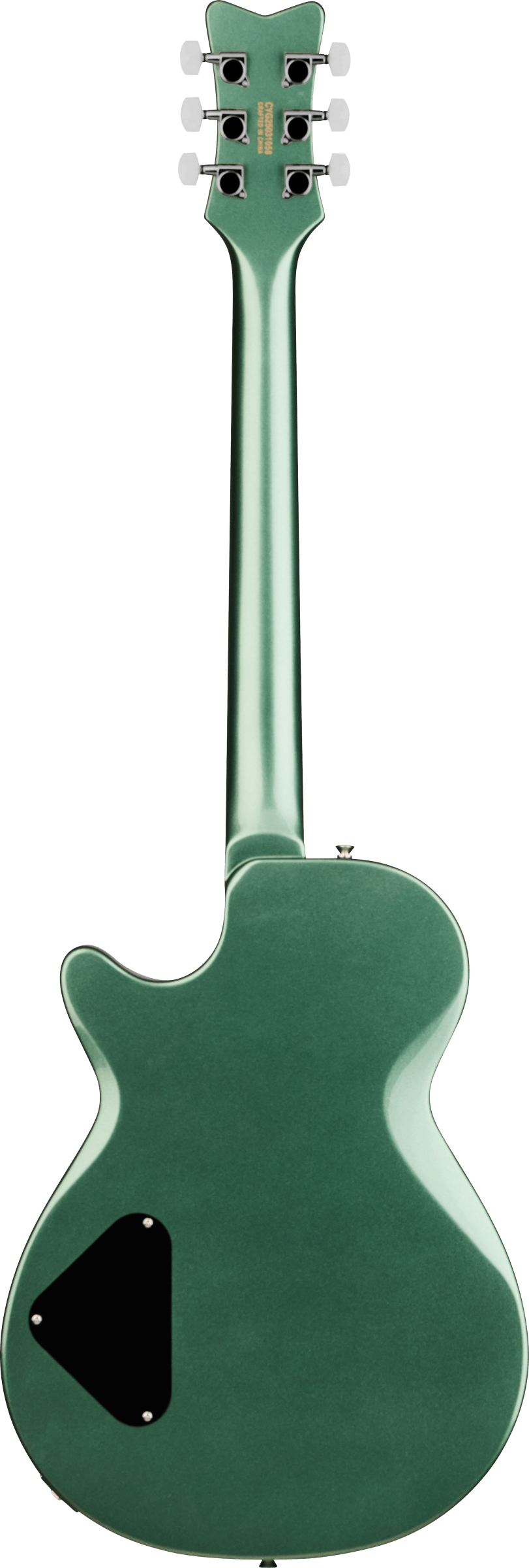 Back of Gretsch Electromatic Jet Club 1 Pickup Steel Olive.