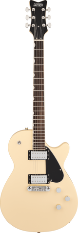Full frontal of Gretsch Electromatic Jet Club Buttercream.