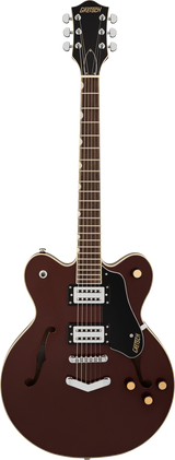 Full frontal of Gretsch G2622 Streamliner Center Block Double-Cut Copper Metallic 2 Tone.