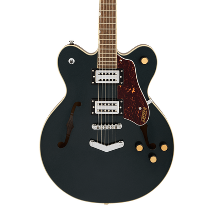 Front of Gretsch G2622 Streamliner Center Block Double-Cut Midnight Sapphire 2 Tone.