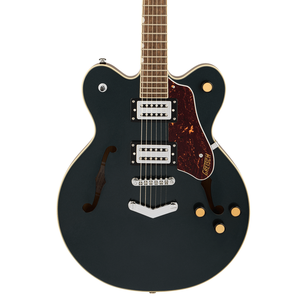 Front of Gretsch G2622 Streamliner Center Block Double-Cut Midnight Sapphire 2 Tone.
