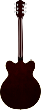 Back of Gretsch G2622 Streamliner Center Block Double-Cut Midnight Sapphire 2 Tone.