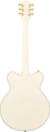 Back of Gretsch G2622TG Streamliner Center Block DoubleCut wBigsby LTD Vintage White.