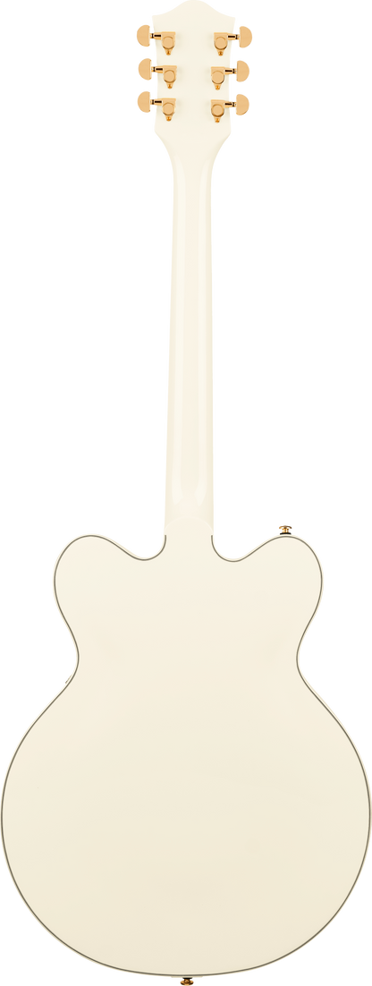 Back of Gretsch G2622TG Streamliner Center Block DoubleCut wBigsby LTD Vintage White.