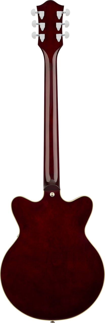Back of Gretsch G2655 Streamliner Centerblock JR Doublecut Black.