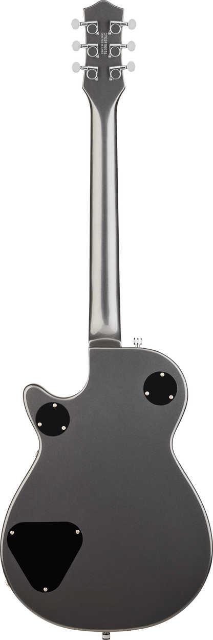 Back of Gretsch G5230T Electromatic Jet Flat Top 2 Tone Vintage White/London Grey.