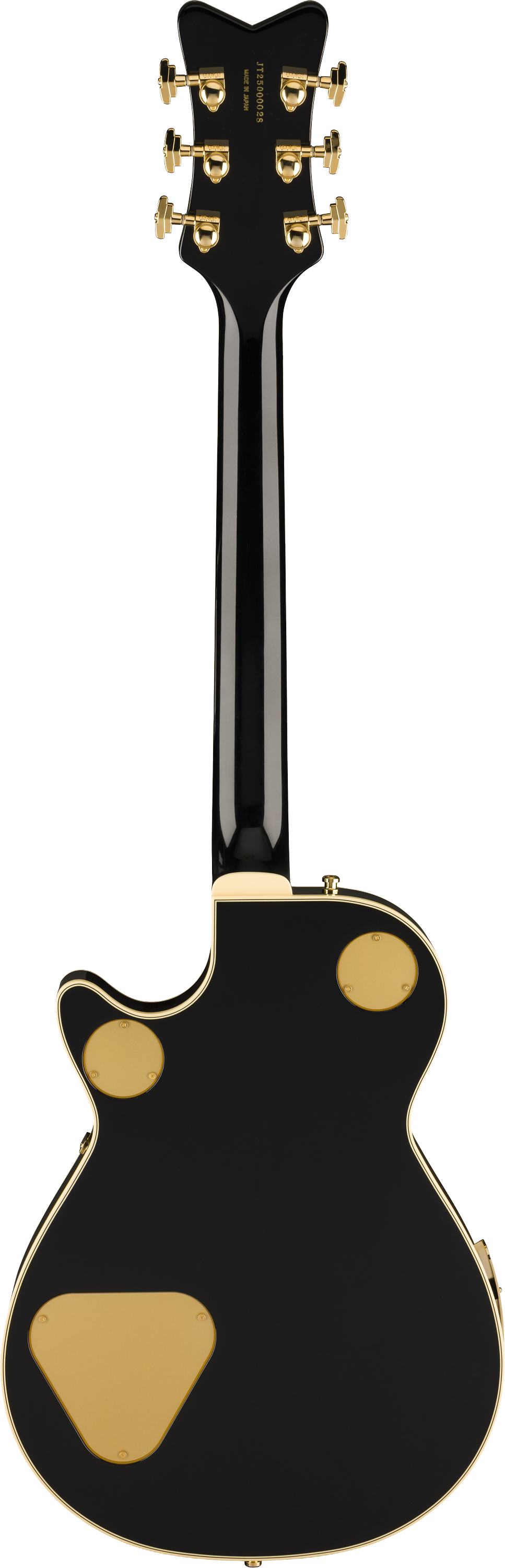 Back of Gretsch Limited Pro Penguin Champagne Sparkle.