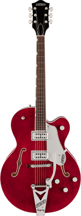 Full frontal of Gretsch Professional Tennessean Hollowbody Deep Cherry.