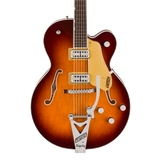 Front of Gretsch Professional Tennessean Hollowbody Havana Burst.