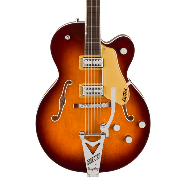 Front of Gretsch Professional Tennessean Hollowbody Havana Burst.