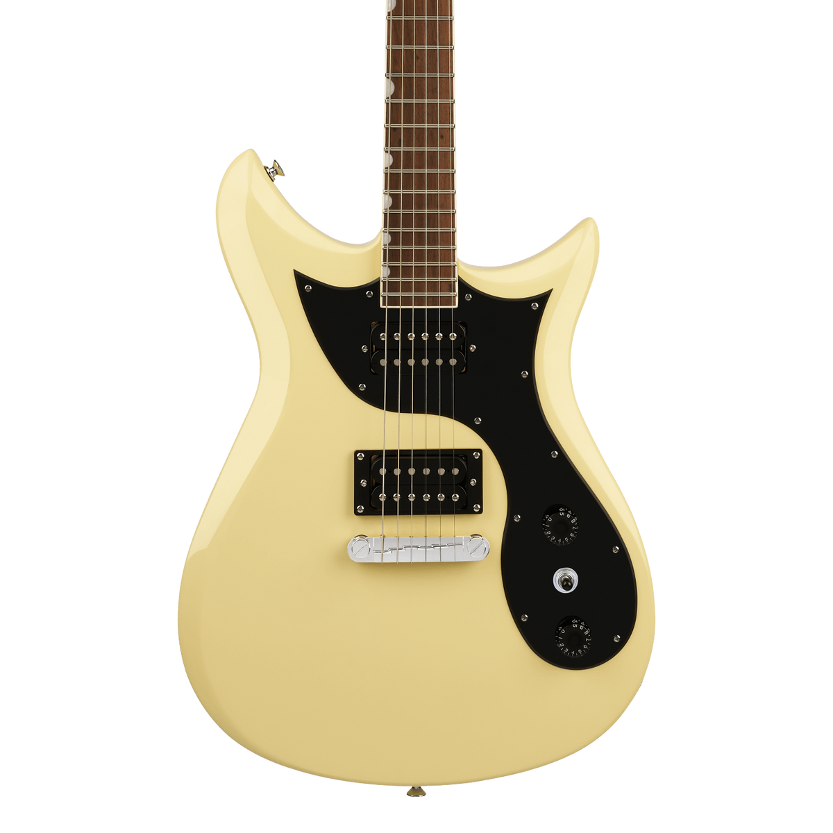 Front of Gretsch Streamliner CVT Laurel Aged White.