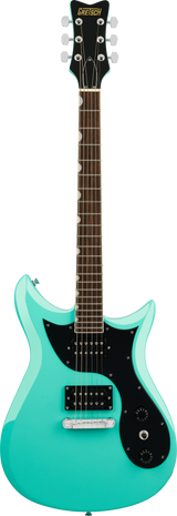 Full frontal of Gretsch Streamliner CVT Laurel Sea Foam Green.