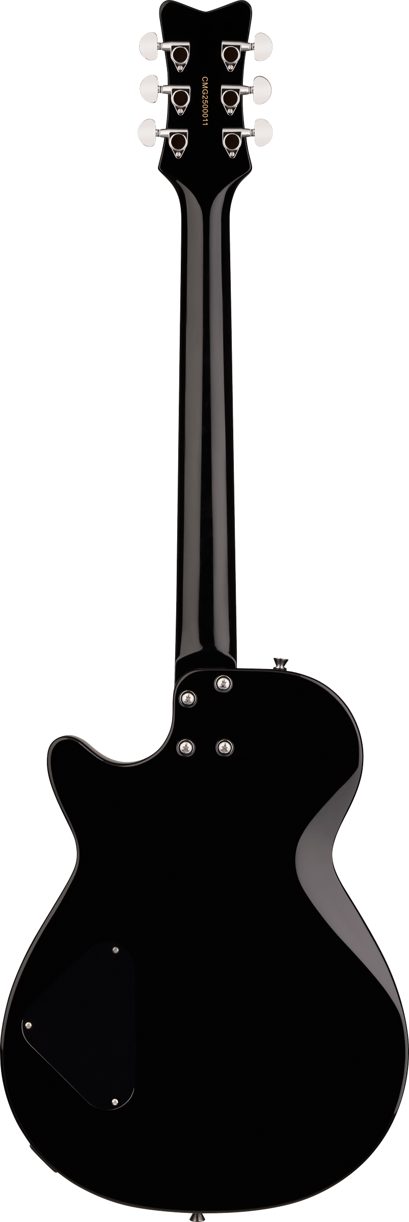 Back of Gretsch Streamliner Jet 1PU Jet Black.