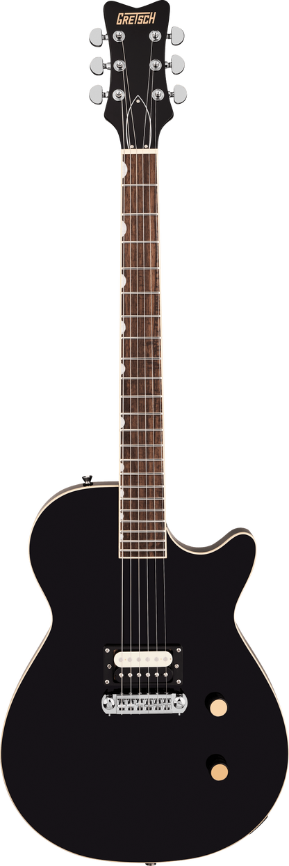 Full frontal of Gretsch Streamliner Jet 1PU Jet Black.