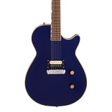 Front of Gretsch Streamliner Jet 1PU Midnight Blue.