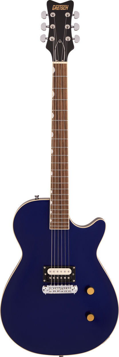 Full frontal of Gretsch Streamliner Jet 1PU Midnight Blue.