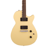 Front of Gretsch Streamliner Jet Club Aged White.