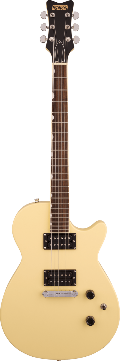 Full frontal of Gretsch Streamliner Jet Club Aged White.