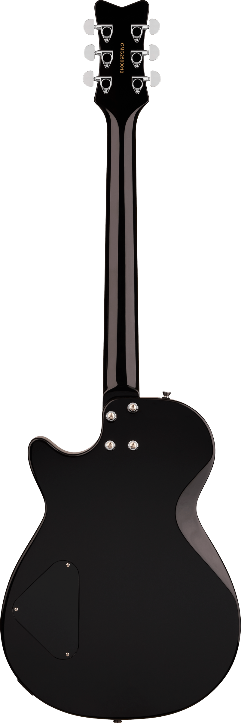Back of Gretsch Streamliner Jet Club Jet Black.