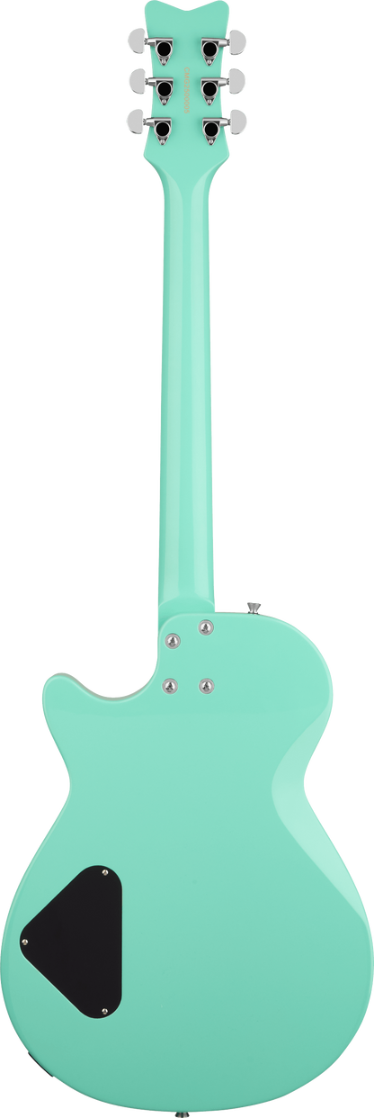 Back of Gretsch Streamliner Jet Club Seafoam Green.
